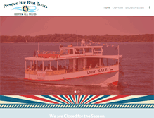 Tablet Screenshot of piboattours.com